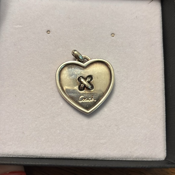 Coach Silver Heart Pendant/Charm - Picture 4 of 4